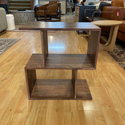 Dark Acacia 2 Cube Shelf