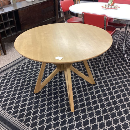Natural Round Dining Table