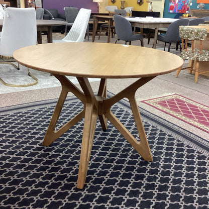 Natural Round Dining Table C DINING TABLES