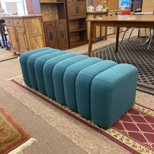 Peacock Blue Accent Bench
