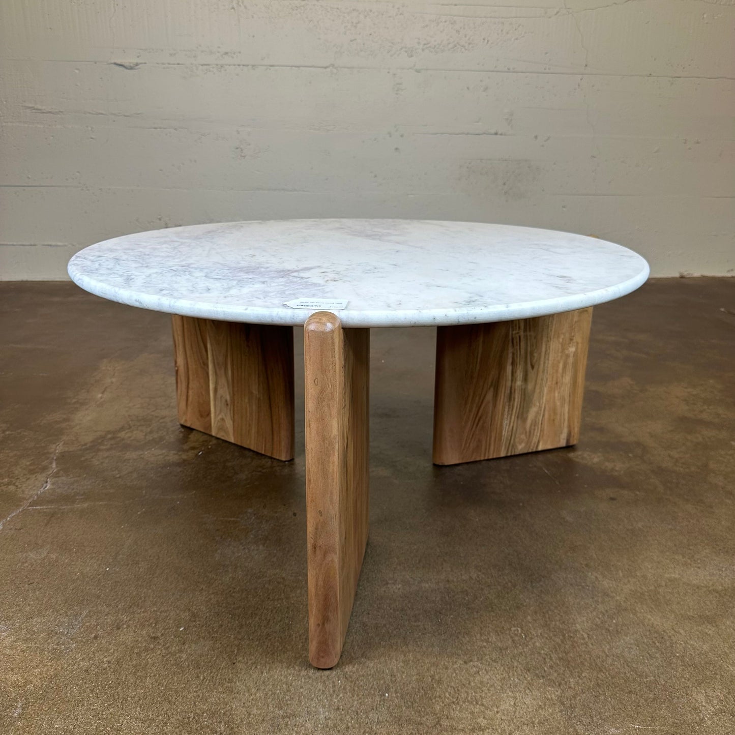 Marble Top Round Coffee Table