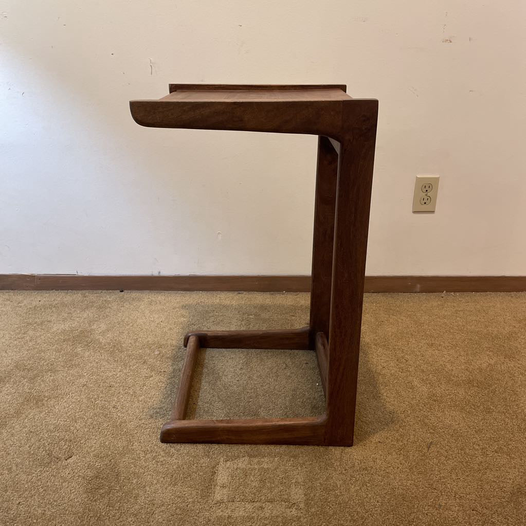 MCM Walnut C Table C SIDE TABLES