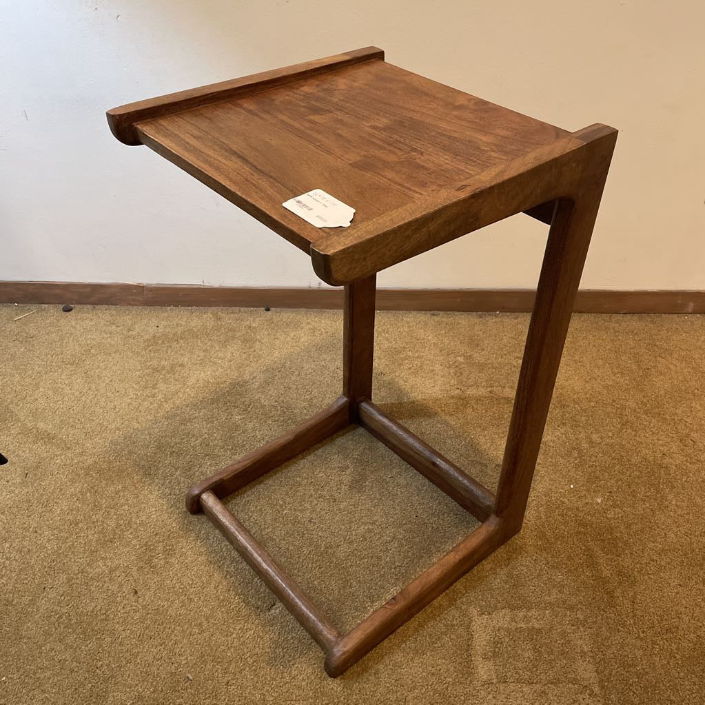 MCM Walnut C Table C SIDE TABLES
