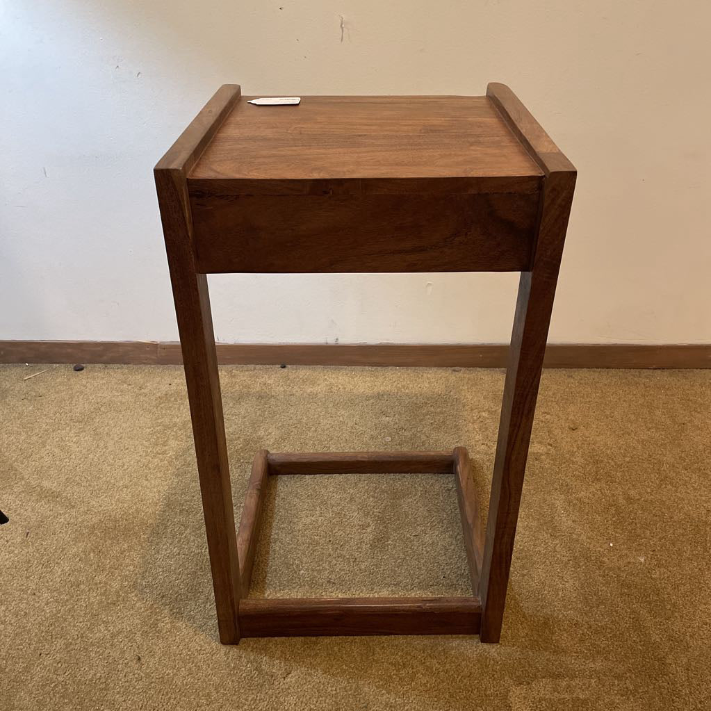 MCM Walnut C Table C SIDE TABLES