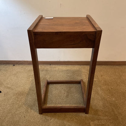 MCM Walnut C Table C SIDE TABLES