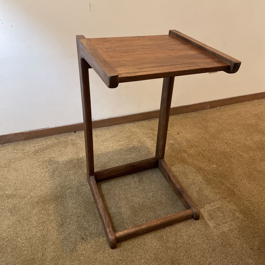MCM Walnut C Table C SIDE TABLES