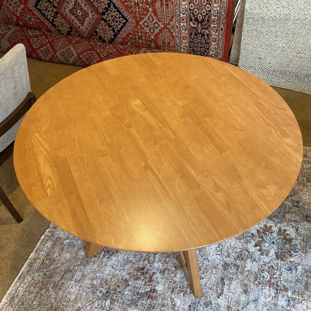Natural Round Dining Table