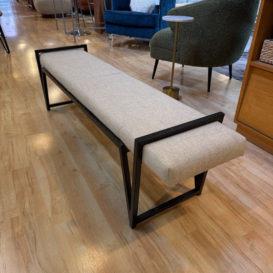 Cream Accent Bench