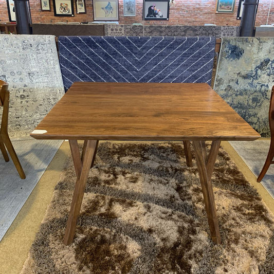 Walnut MC Square Dining Table
