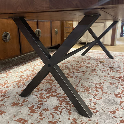 Live Edge Trestle Table 98"