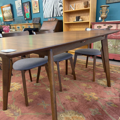 Walnut Expanding Dining Table C DINING TABLES