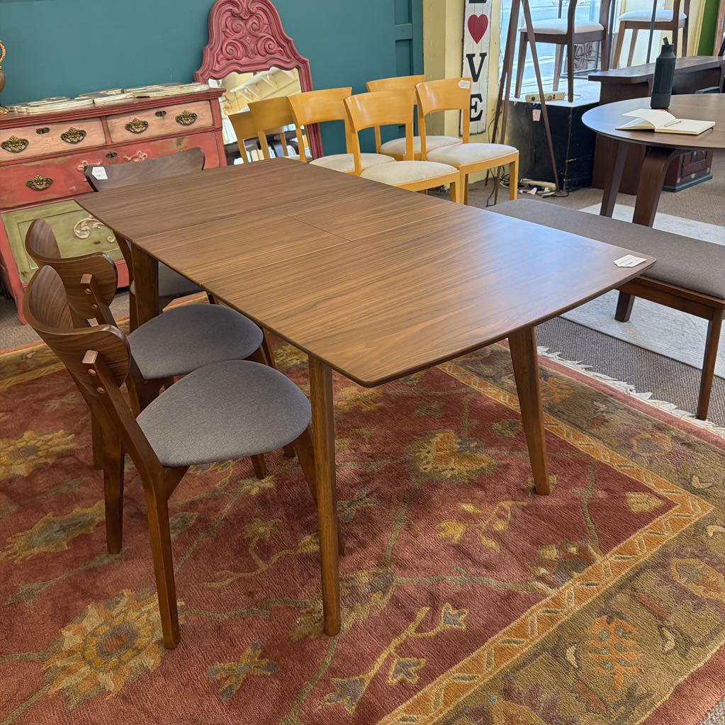 Walnut Expanding Dining Table C DINING TABLES