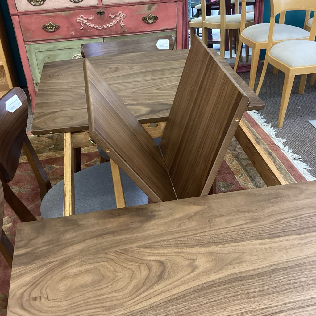Walnut Expanding Dining Table C DINING TABLES