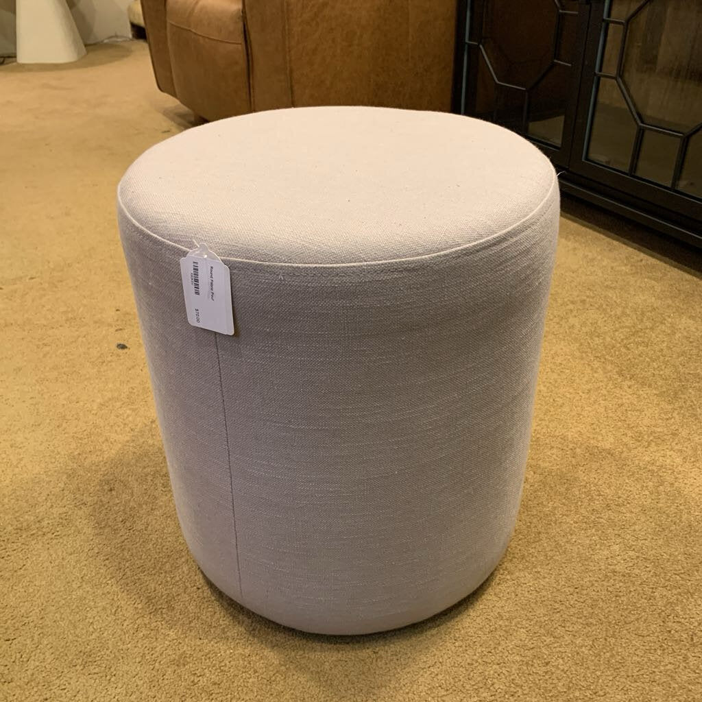 Round Fabric Pouf