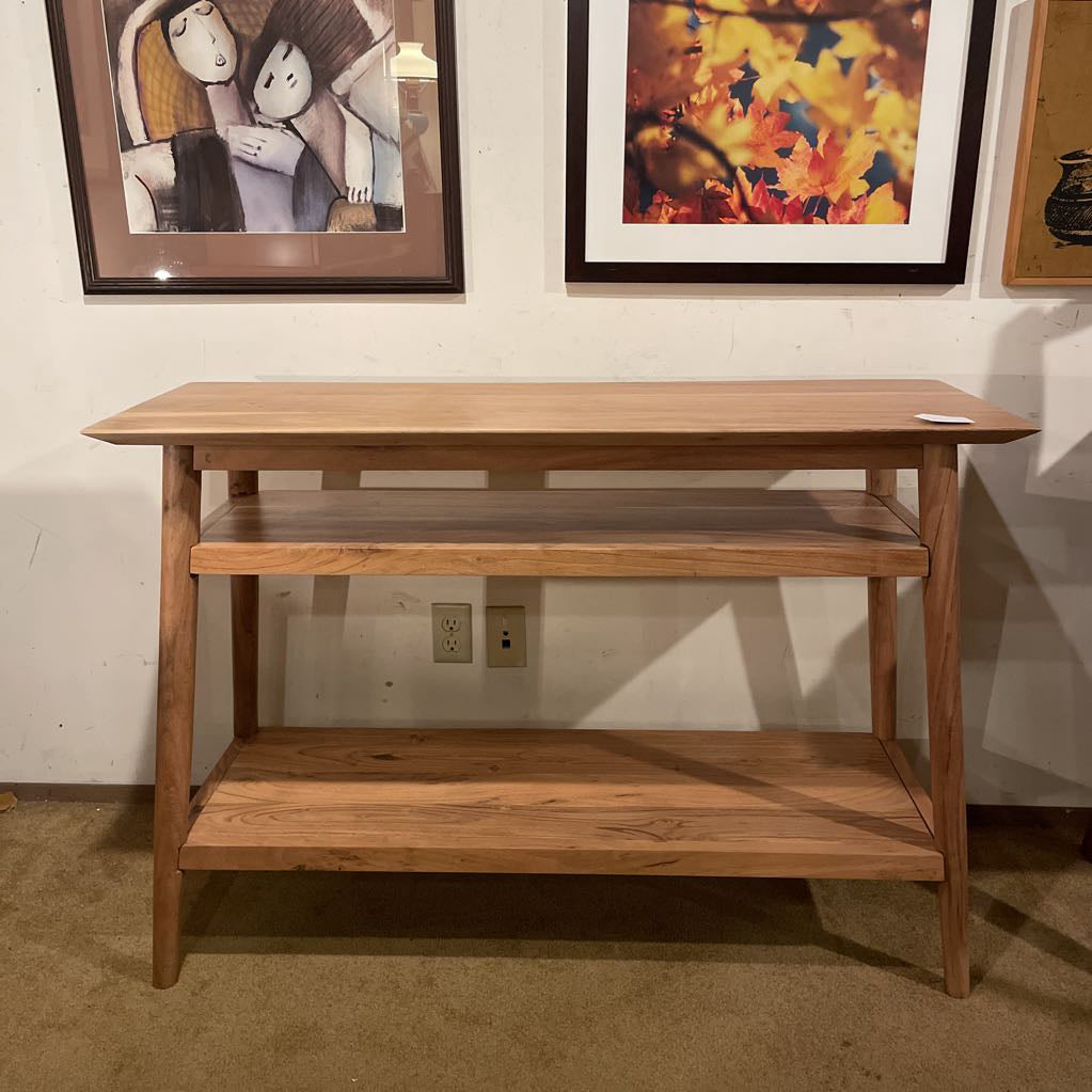 Natural Acacia Console Table C CONSOLE TABLES