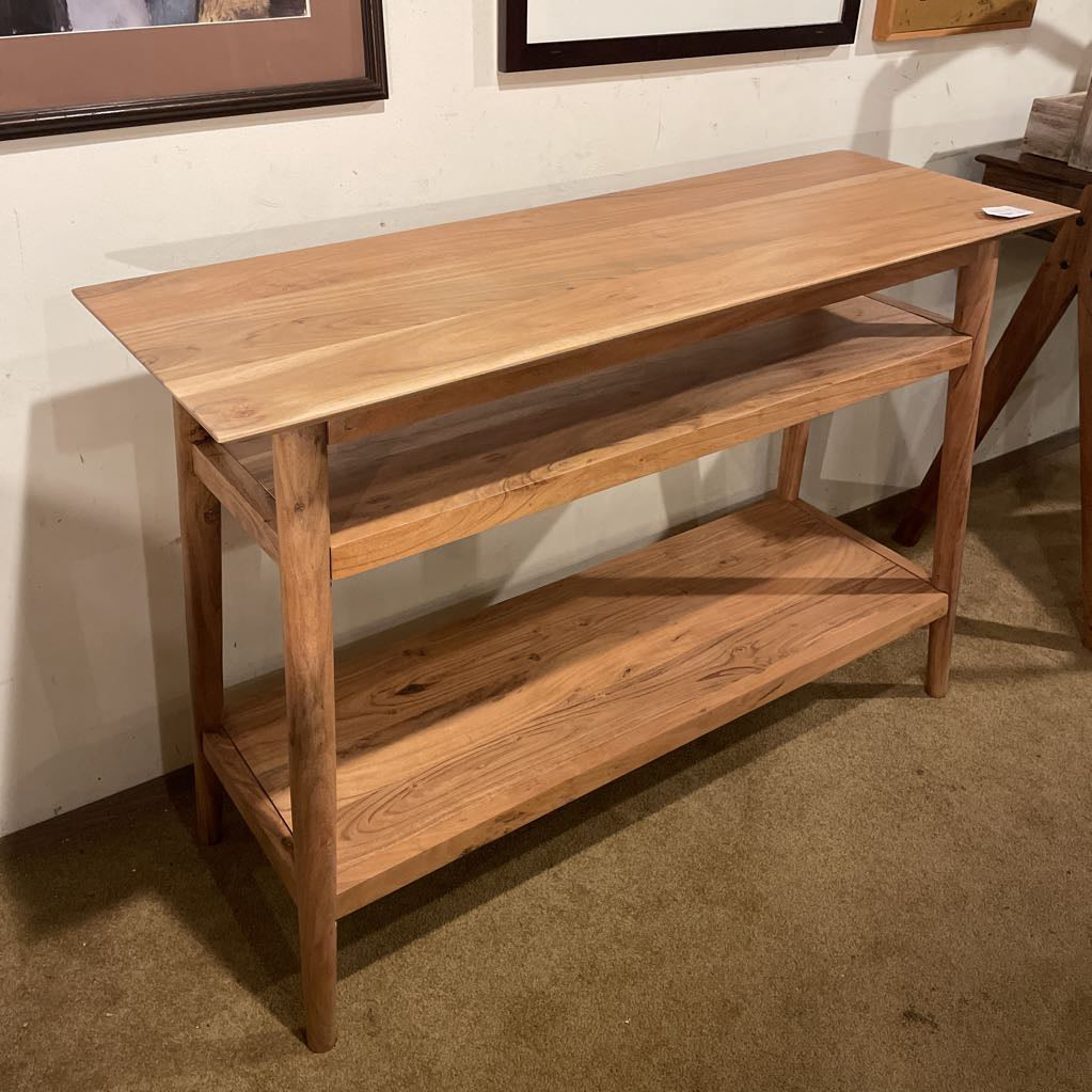 Natural Acacia Console Table C CONSOLE TABLES