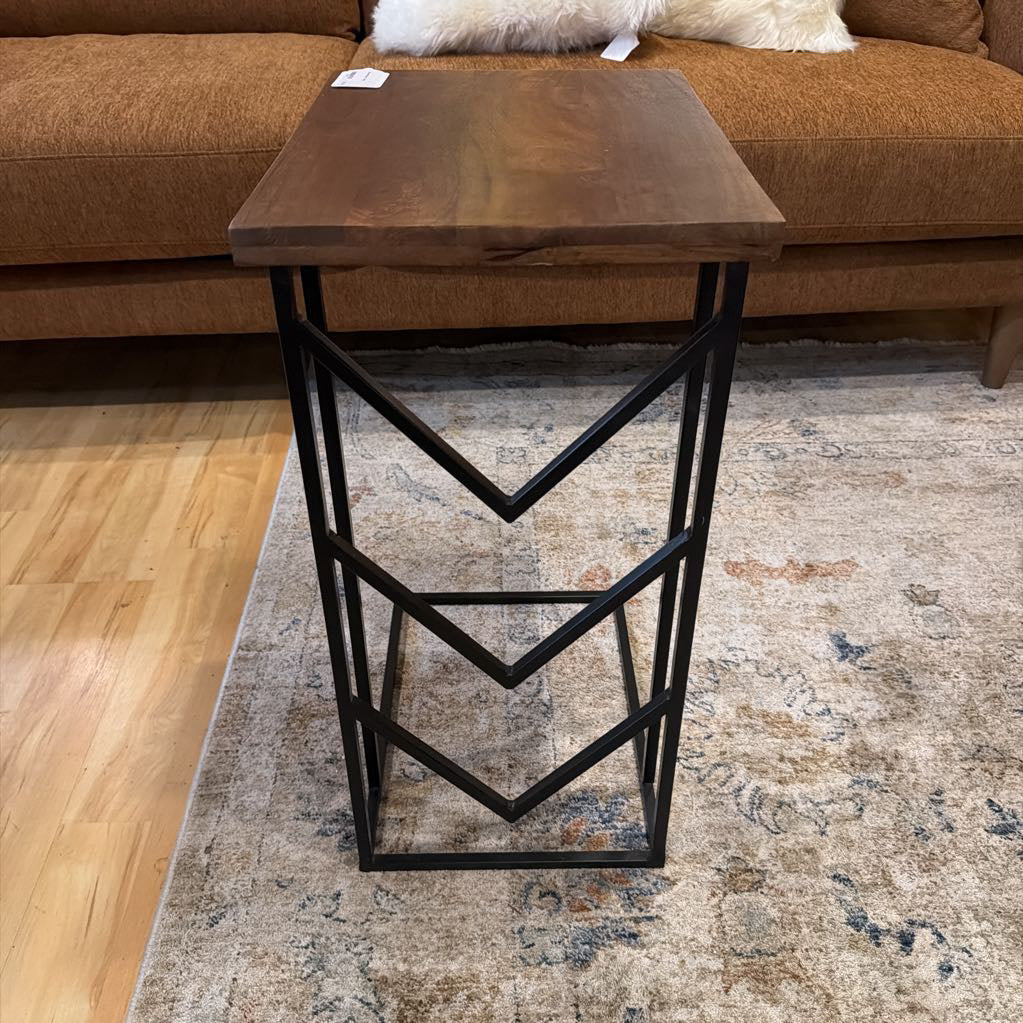 Chevron Base C Table C SIDE TABLES