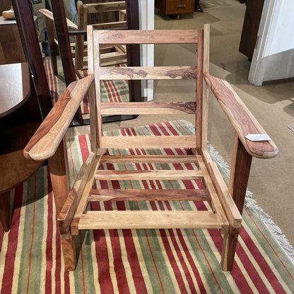 Chestnut Leather Accent Chair U ACCENT CHAIRS