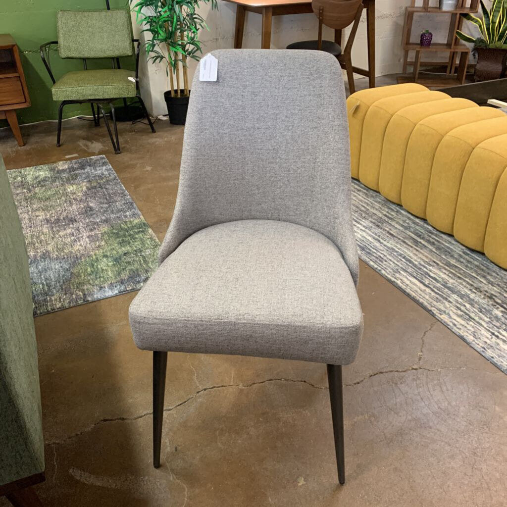 Grey Slim Leg Mod Dining Chair