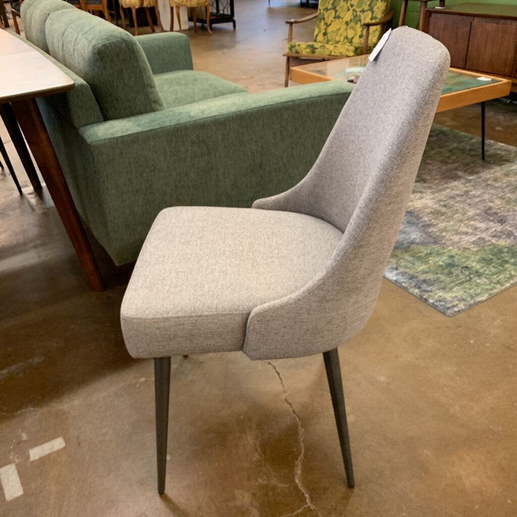 Grey Slim Leg Mod Dining Chair
