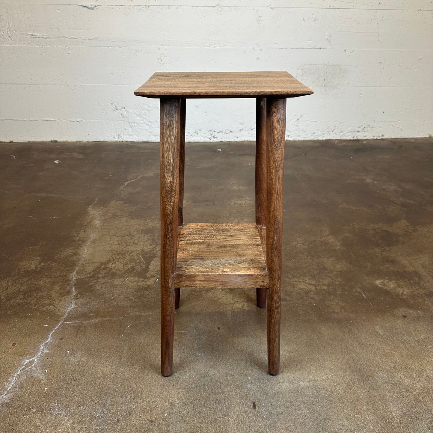Dark Acacia Plant Stand C SIDE TABLES
