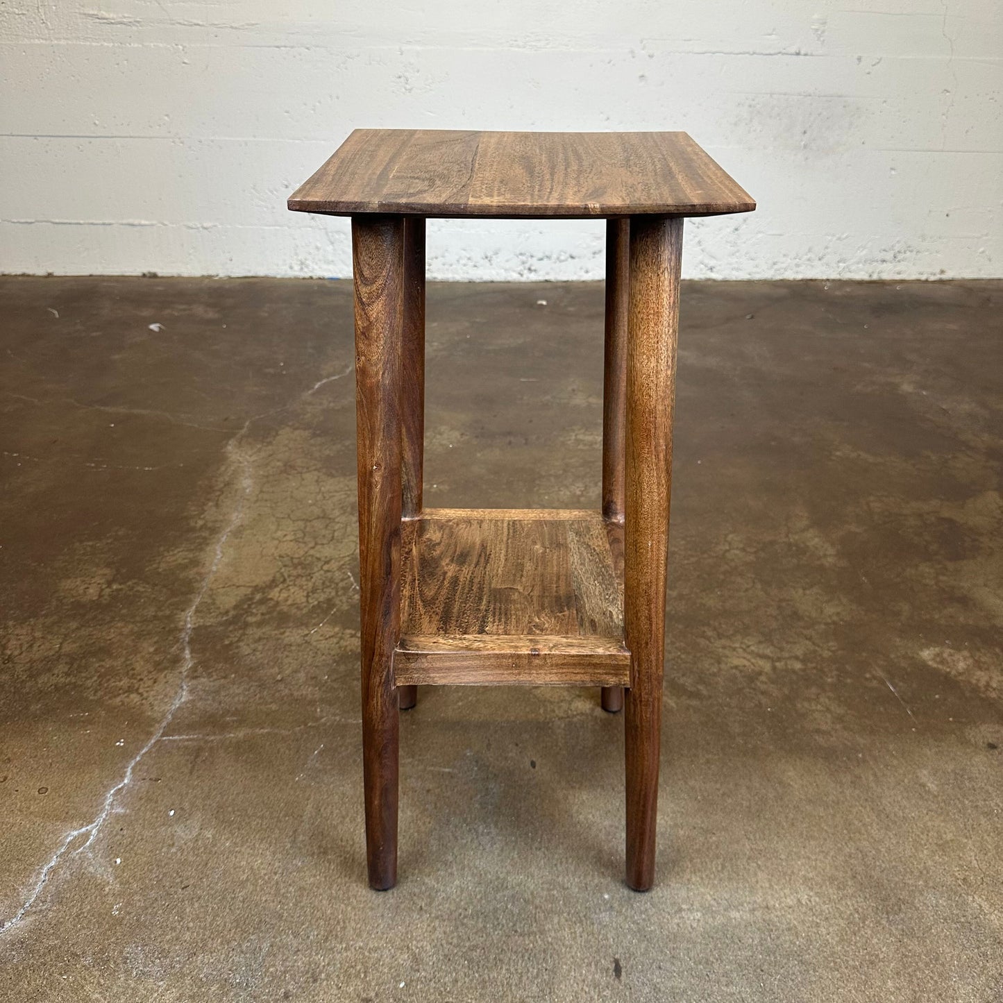 Dark Acacia Plant Stand C SIDE TABLES