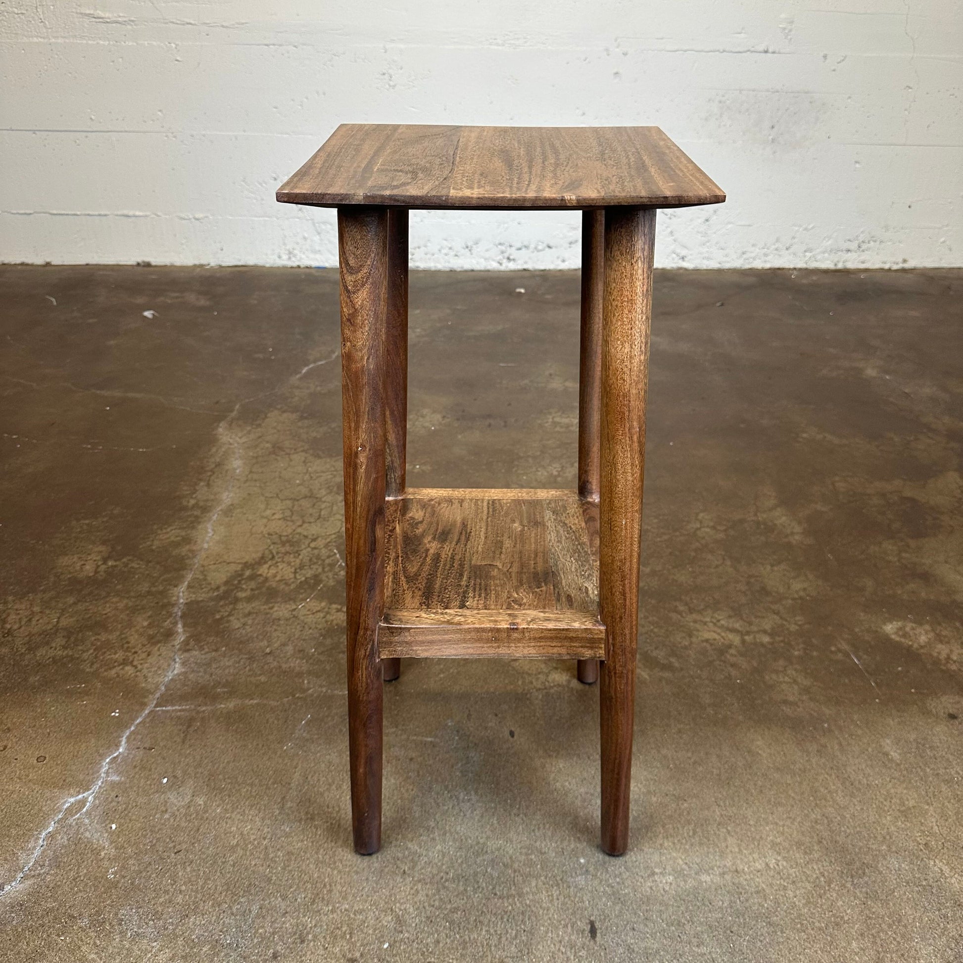 Dark Acacia Plant Stand C SIDE TABLES