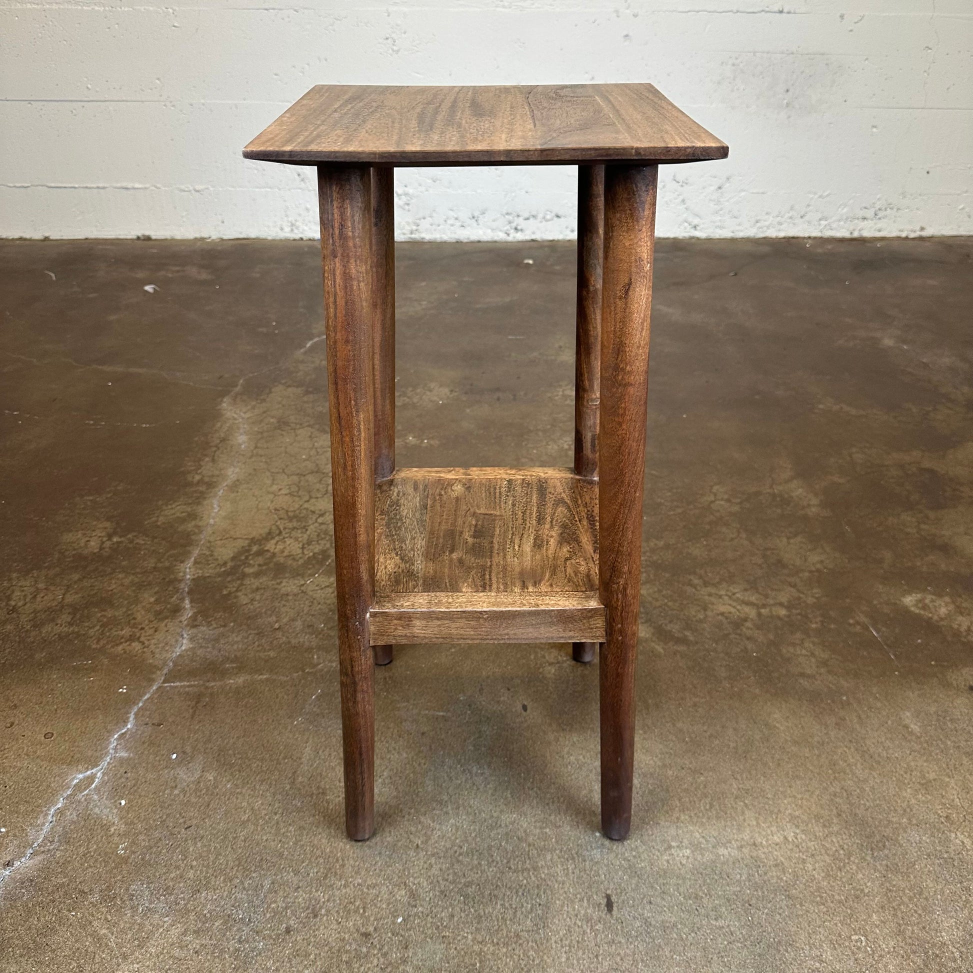 Dark Acacia Plant Stand C SIDE TABLES