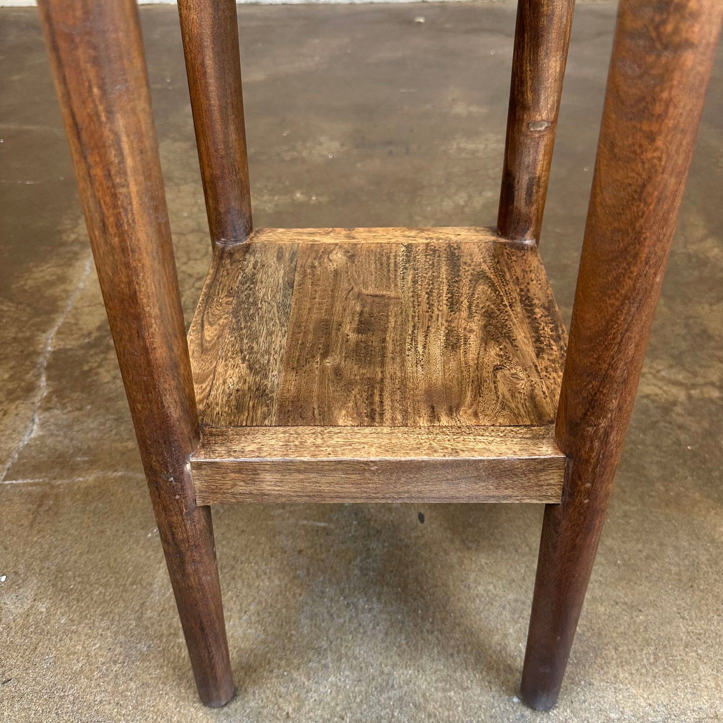 Dark Acacia Plant Stand C SIDE TABLES