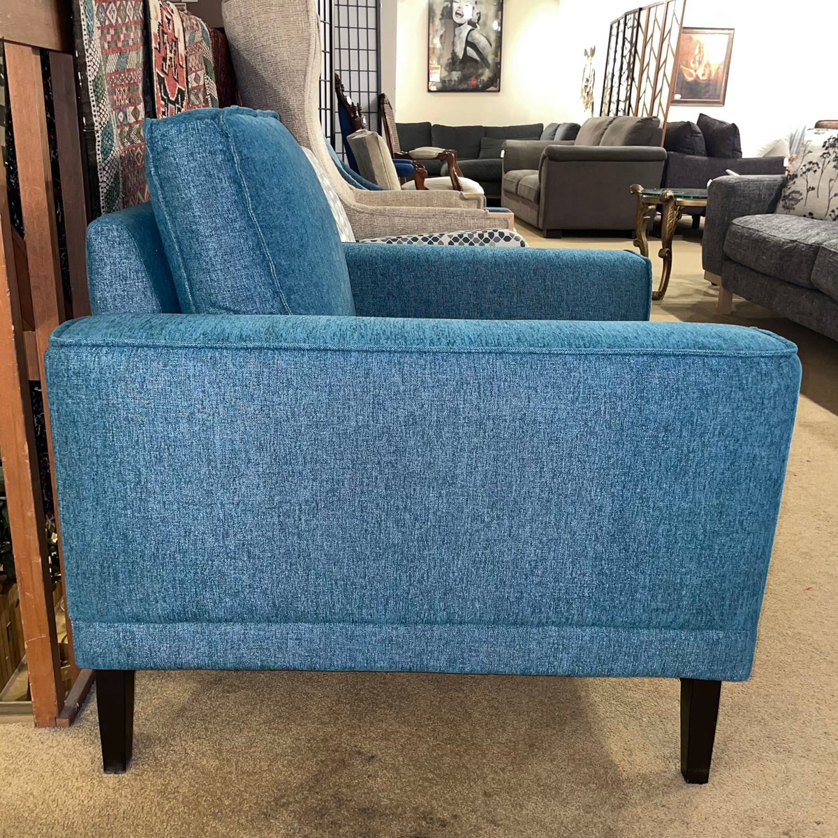 Teal Mod Chair