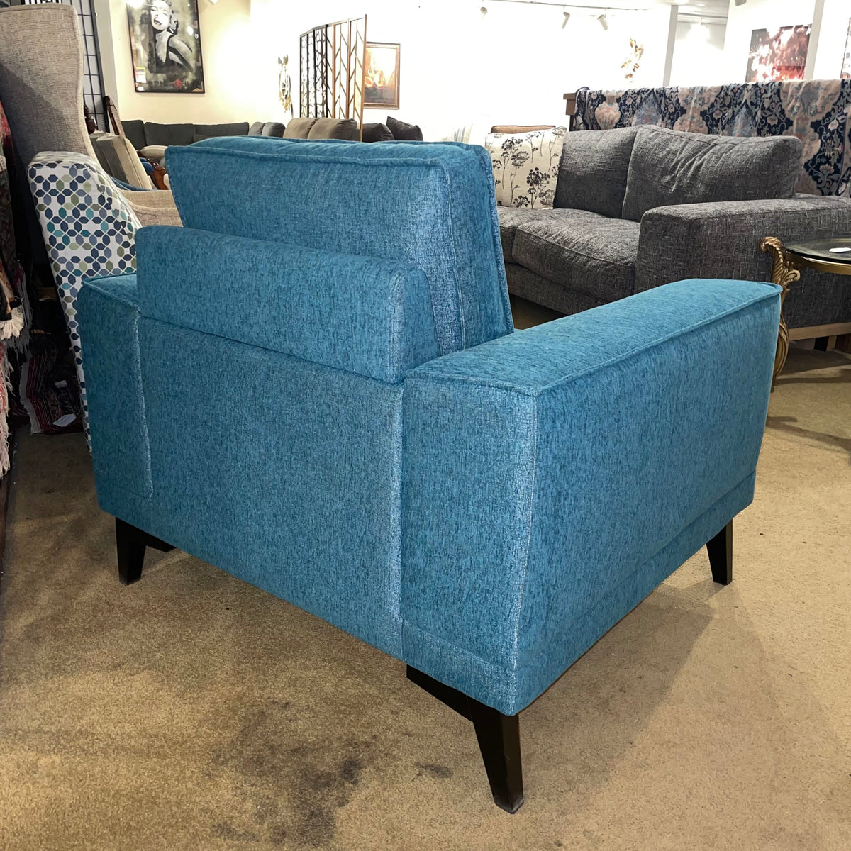 Catalina Teal Chair U ACCENT CHAIRS