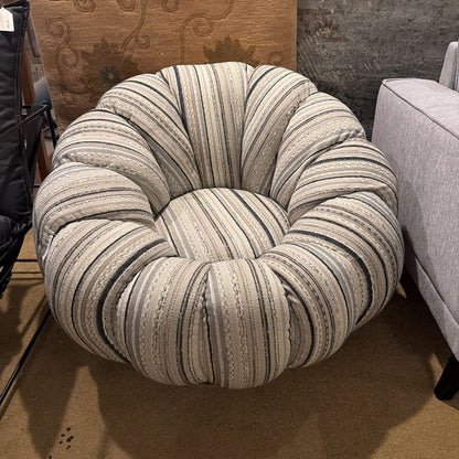 Striped Swivel Chair U ACCENT CHAIRS