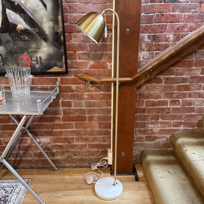 Brass Goose Neck Adjustable Floor Lamp LAMPS