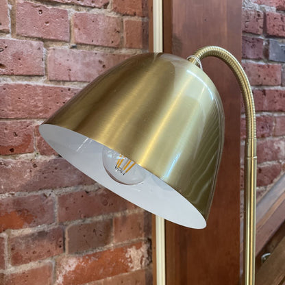 Brass Goose Neck Adjustable Floor Lamp LAMPS