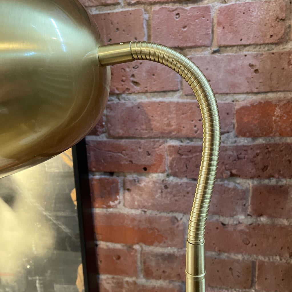 Brass Goose Neck Adjustable Floor Lamp LAMPS
