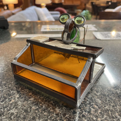 Metal Bug-Guy in His Office