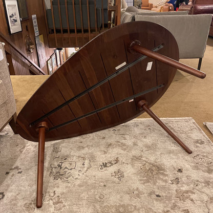 Walnut Teardrop Coffee Table
