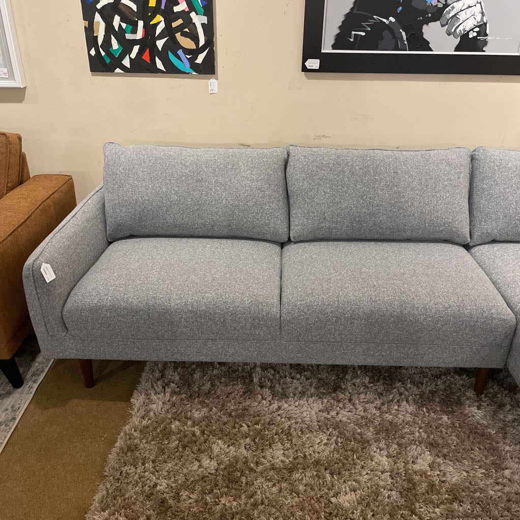 Egersund Pebble Grey RAF Chaise Sectional