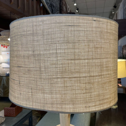 Natural Wood Turned Floor Lamp