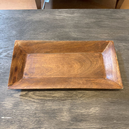 Wood Rectangular Dish SMALLS