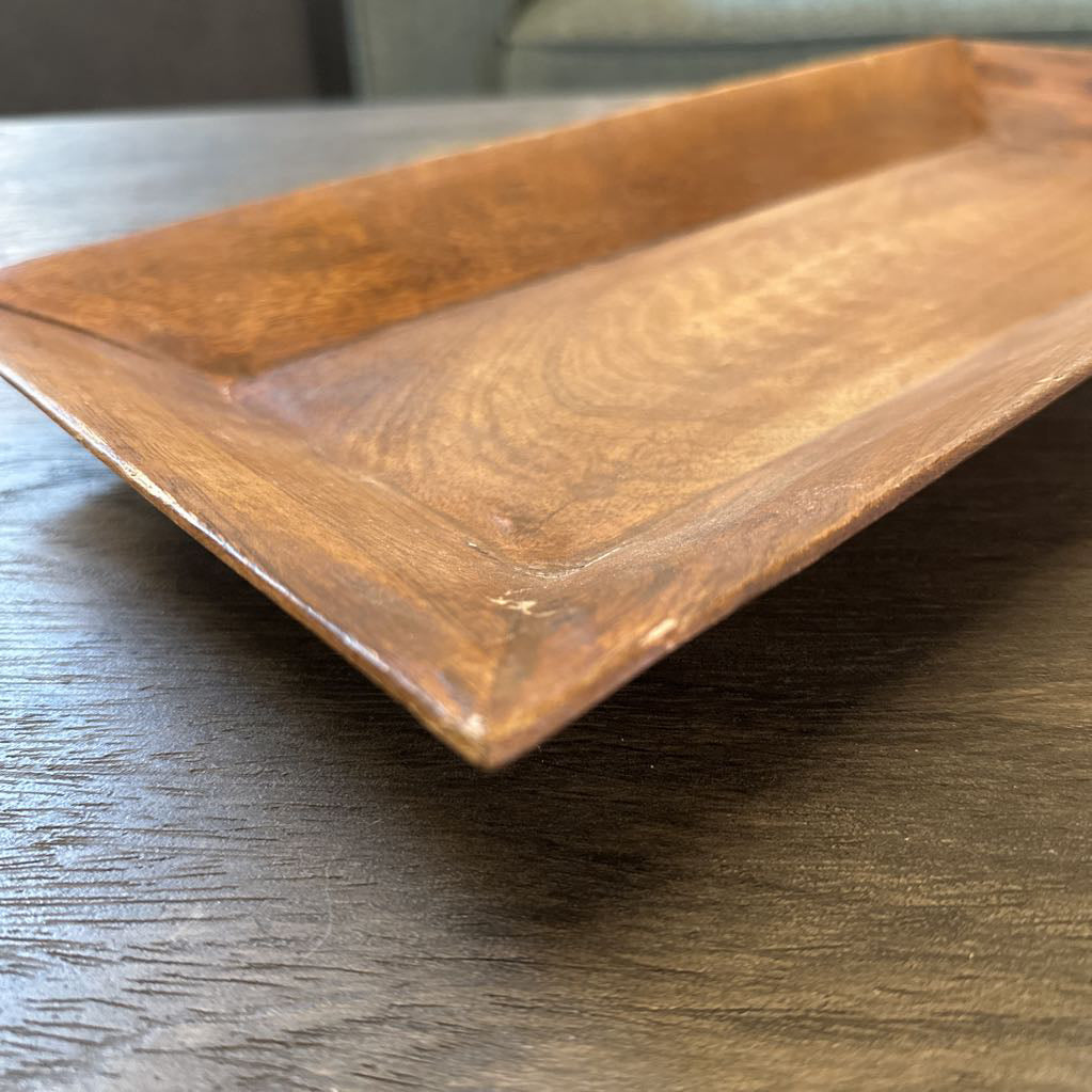 Wood Rectangular Dish SMALLS