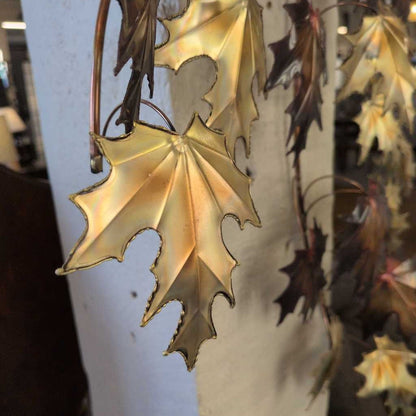 Mid Century Modern Brass Maple Leaves UNIQUE FINDS