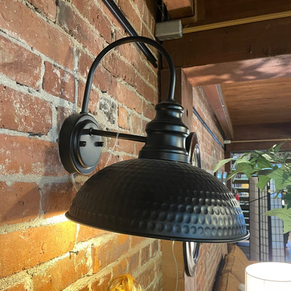 Black Dome Outdoor Sconce OUTDOOR