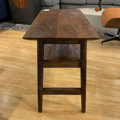 Dark Acacia Recliner Table C SIDE TABLES