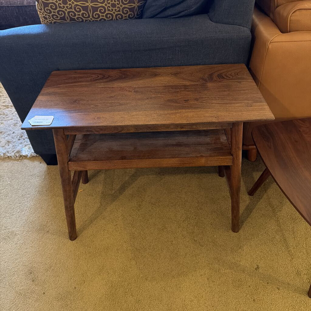 Dark Acacia Recliner Table