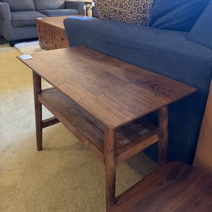 Dark Acacia Recliner Table