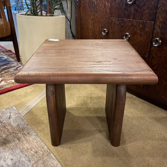 Wooden Arched Base Side Table