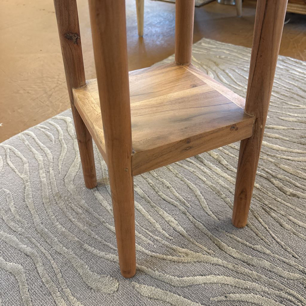 Natural Acacia Plant Stand C SIDE TABLES