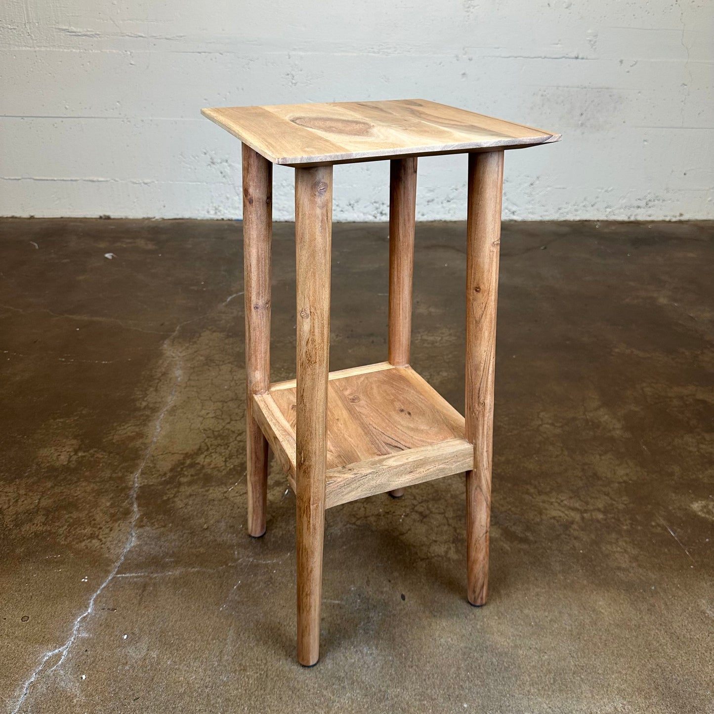 Natural Acacia Plant Stand C SIDE TABLES