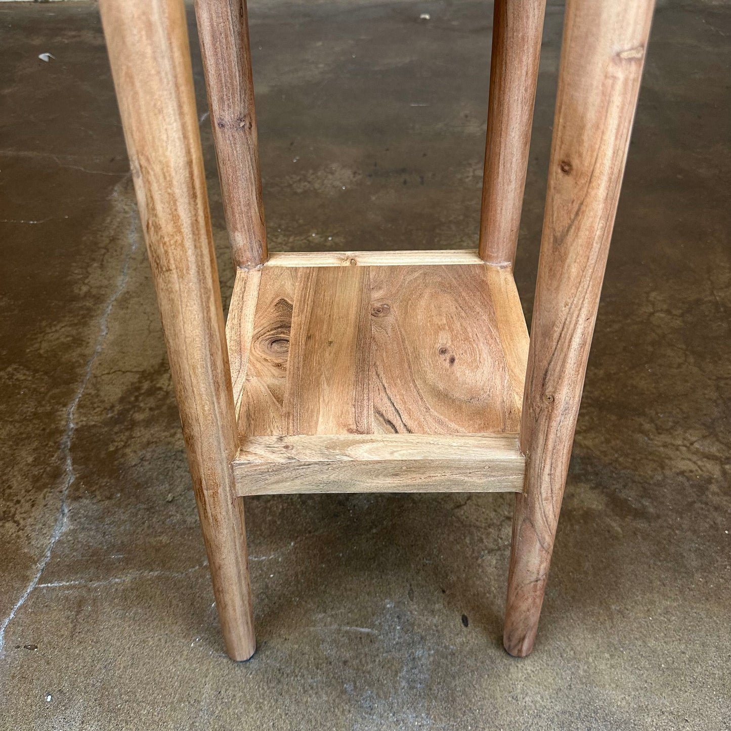 Natural Acacia Plant Stand C SIDE TABLES